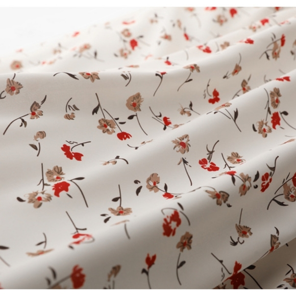 French Floral Midi Skirt - Picture 4 of 7